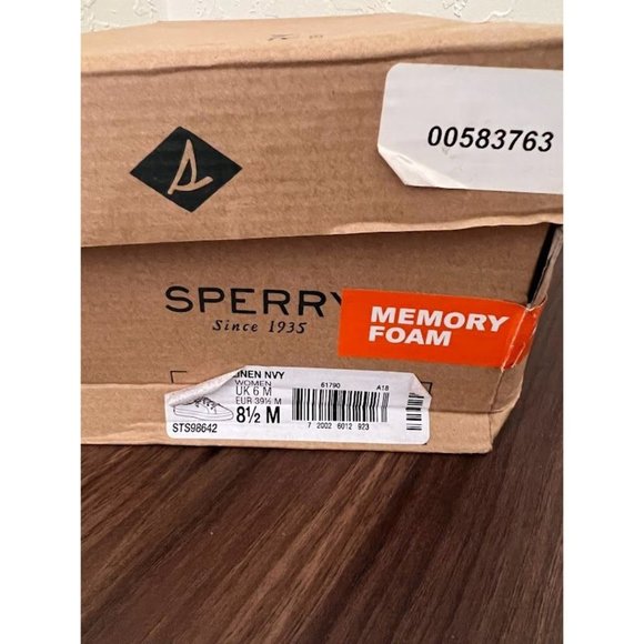 Sperry Women's Crest Vibe Sneaker- Navy - Picture 10 of 11